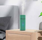 Hoco Di15 humidifier LED light glowing on desk