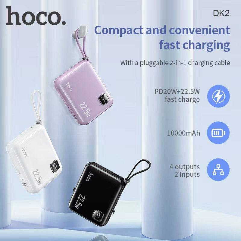 Hoco DK2 power bank LED indicator detail