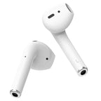 Hoco EW41 aSeries 2 pop-up window TWS earphones white front view Kuwait