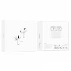 Hoco EW50 TWS earbuds worn in ear