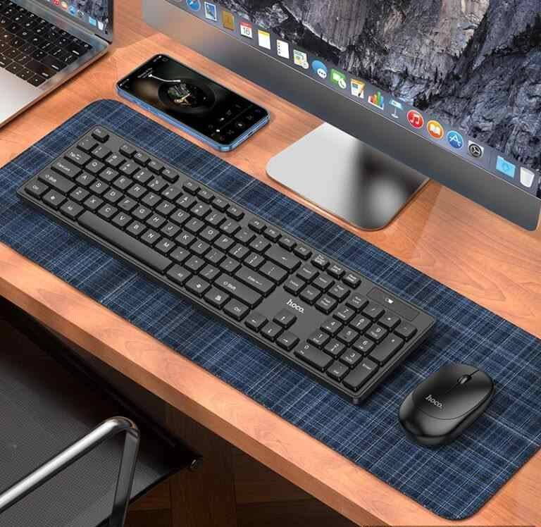 Hoco GM17 wireless keyboard mouse set packaging