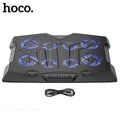 Hoco GM27 laptop cooling stand with fan front view Kuwait