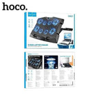 Hoco GM27 laptop stand holding laptop