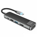 Hoco HB23 Type-C hub HDMI USB3.0 USB2.0 RJ45 PD front view Kuwait