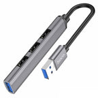 Hoco HB26 4-in-1 hub USB to USB 3.0 front view Kuwait