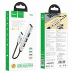 Hoco HB26 4-in-1 USB hub packaging