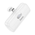 Hoco J116 portable USB-C power bank 5000mAh white front view Kuwait