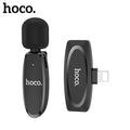 Hoco L15 lavalier wireless digital microphone for iPhone front view Kuwait