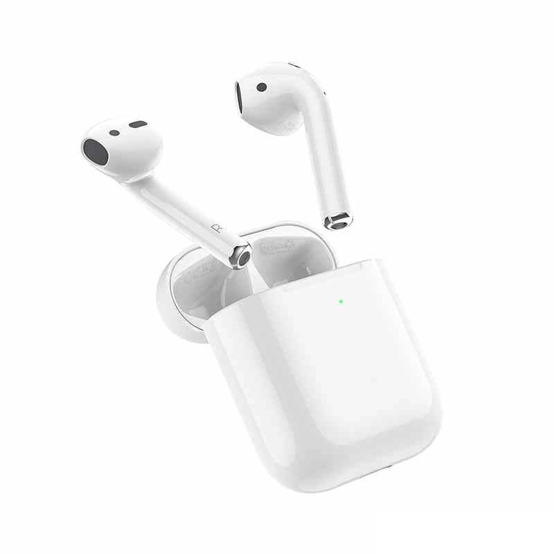 Hoco Mobax DES52 TWS wireless earbuds with silicone case front view Kuwait