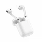 Hoco Mobax DES52 TWS wireless earbuds with silicone case front view Kuwait
