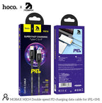 Hoco MX14 1m PD cable connectors detail