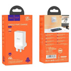 Hoco NK6 PD20W charger USB-C port detail