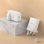Hoco NK6 wall charger plugged into socket
