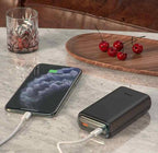 Hoco Q1A power bank ports and display detail