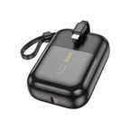 Hoco Q20 10000mAh power bank with digital display front view Kuwait