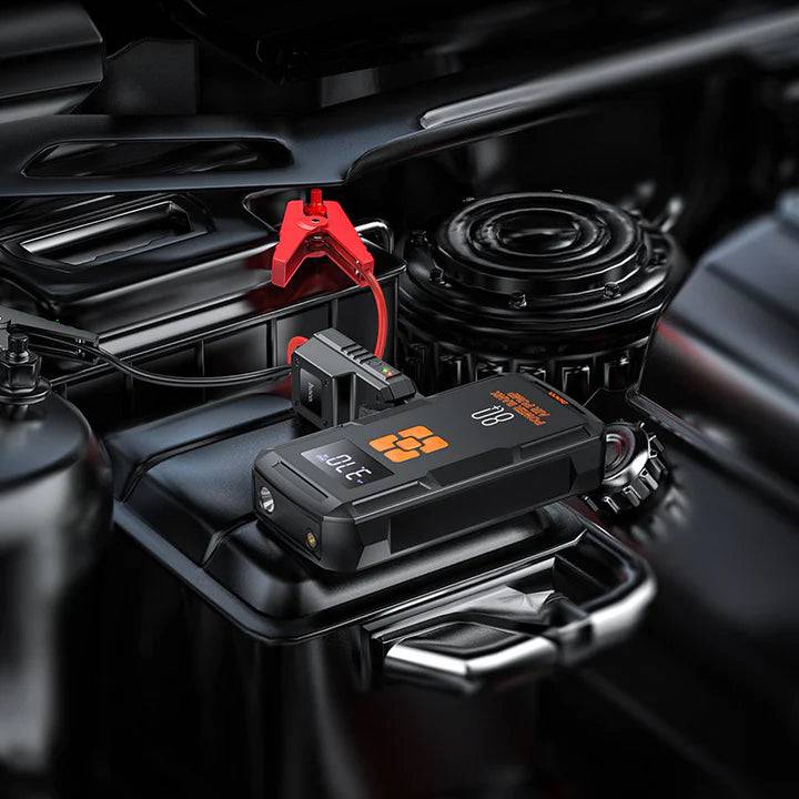 Hoco QS2 Super Energy 4-in-1 car jump starter packaging