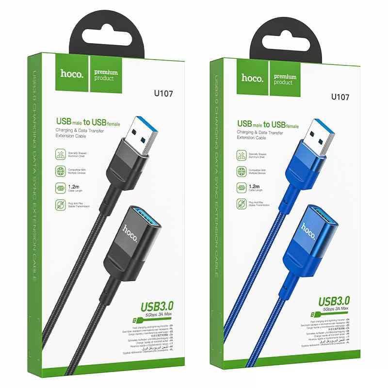 Hoco U107 USB extension cable packaging