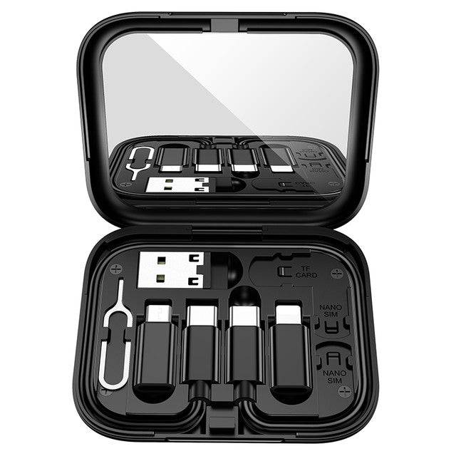 Hoco U114 Treasure Box charging cable set 60W front view Kuwait