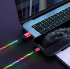 Hoco U90 magnetic connector LED effect detail