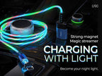 Hoco U90 magnetic USB to Lightning cable packaging