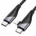 Hoco U95 2-in-1 PD cable Type-C Lightning to Type-C front view Kuwait