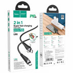 Hoco U95 2-in-1 PD cable packaging