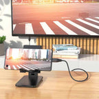 Hoco UA16 USB-C to HDMI cable connected to MacBook and 4K monitor