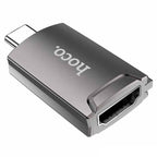 Hoco UA19 USB-C to HDMI adapter 4K front view Kuwait