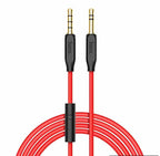 Hoco UPA12 3.5mm to 3.5mm AUX cable with microphone front view Kuwait