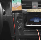 Hoco UPA12 3.5mm AUX cable connected to phone and speaker