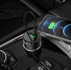 Hoco Z42 dual port car charger ports detail