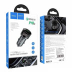Hoco Z42 car charger plugged into vehicle