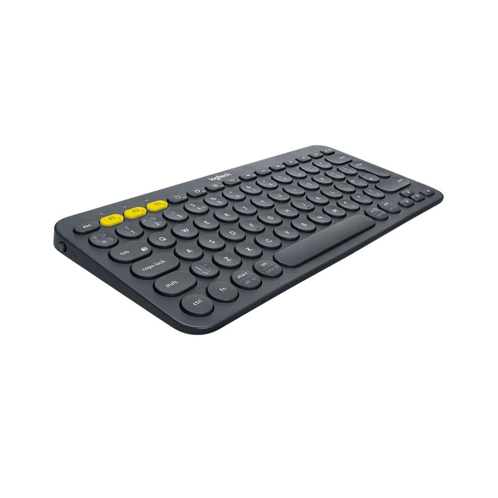 Logitech K380 Multi-Device Bluetooth Keyboard Graphite Arabic English Kuwait