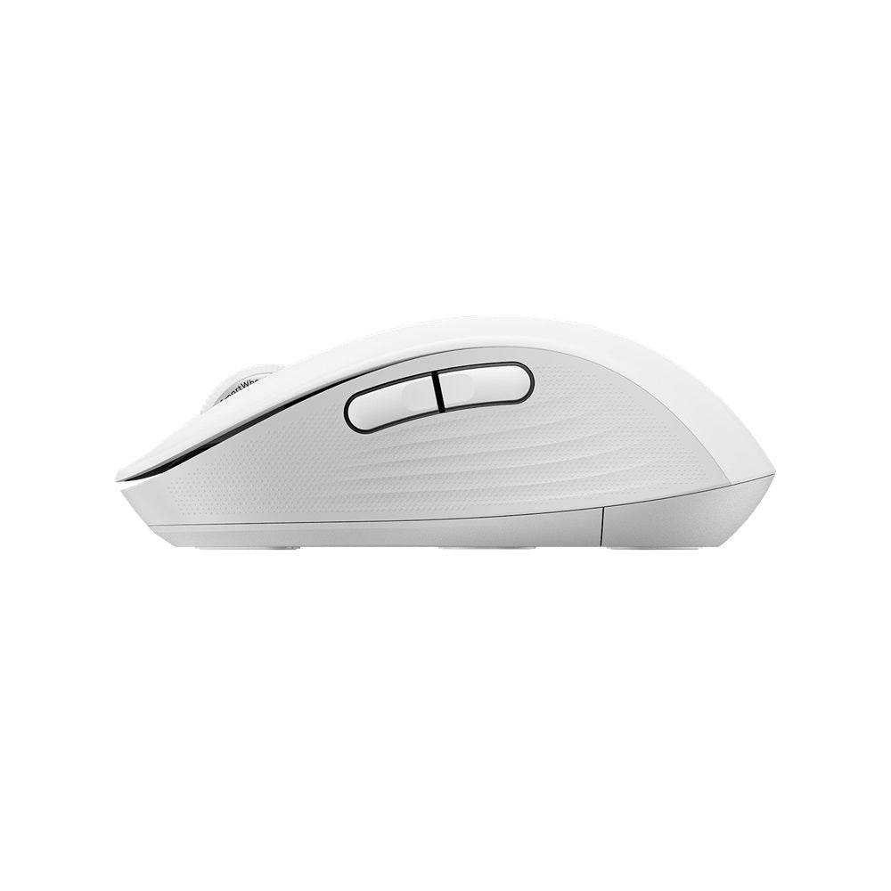 Logitech Signature M650 off-white mouse side profile