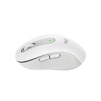 Logitech M650 off-white wireless mouse top view