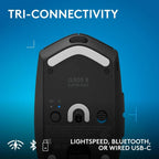 Logitech G305 X Superlight LightSpeed Wireless Gaming Mouse, Black