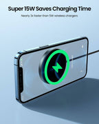 Mcdodo CH-2330 charging pad attached to iPhone