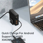Mcdodo CH-180 desktop charger in use