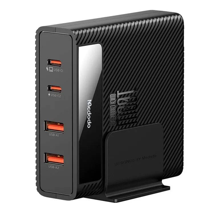 Mcdodo CH-180 100W GaN 4-in-1 desktop charger front view Kuwait
