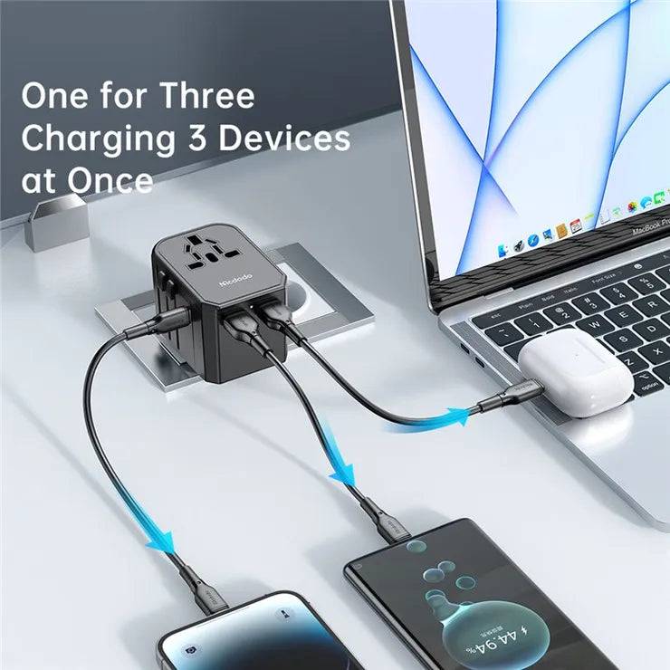 Mcdodo CP-4290 socket and USB ports