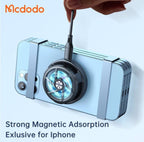 Mcdodo CH-2120 charger attached to iPhone gaming