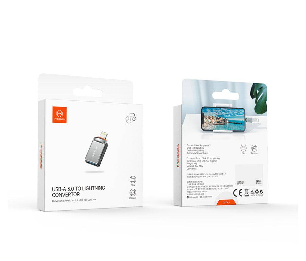 Mcdodo OT-8600 OTG adapter packaging Kuwait
