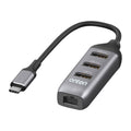 Onten 4-in-1 Type-C multi-function network card front view Kuwait