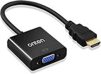 Onten 5165 HDMI to VGA adapter front view showing connector ends Kuwait