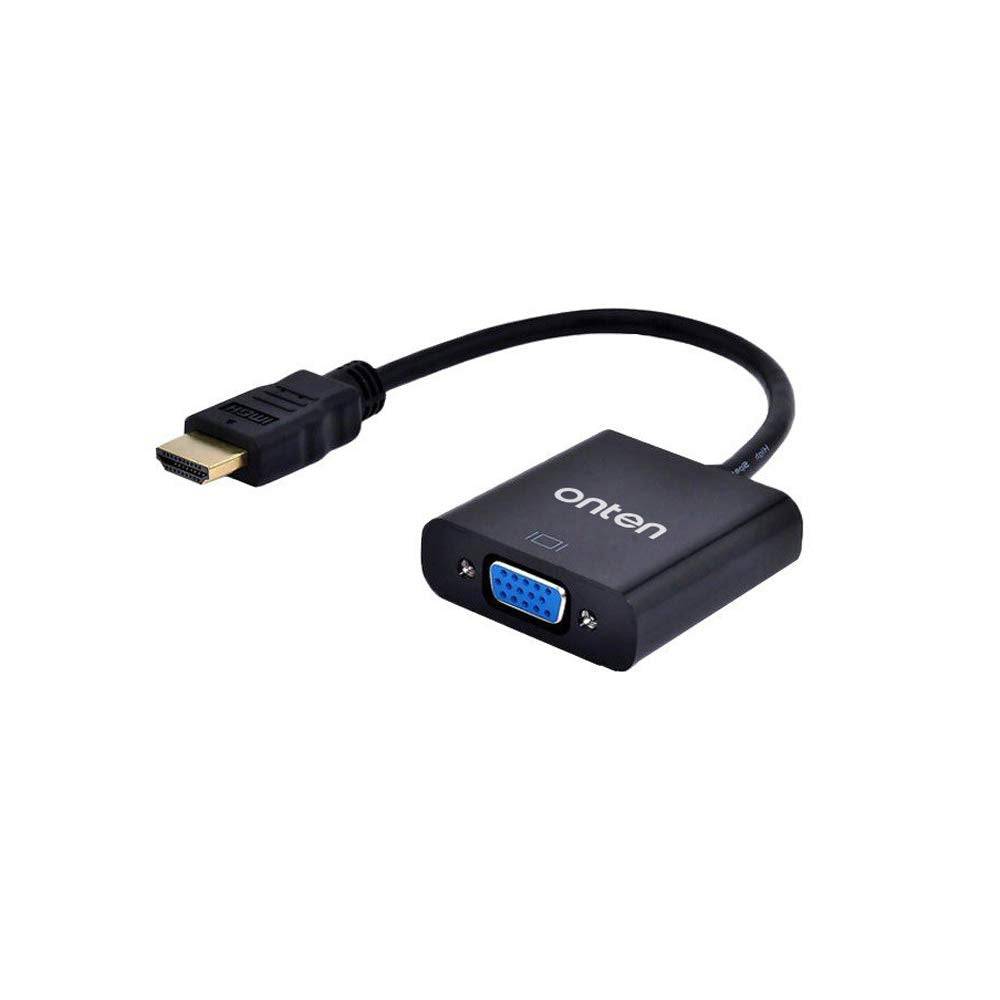 Onten 5169 HDMI to VGA adapter with audio output front view Kuwait