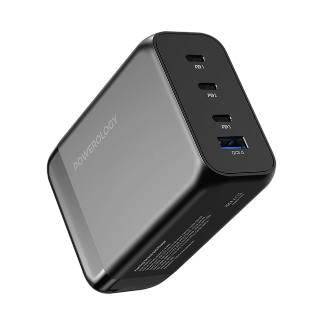 Powerology GaN charging terminal with laptop