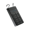 Powerology 2500W 6AC power strip with retractable cables black Kuwait