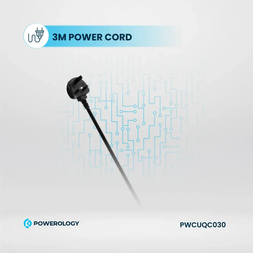 Powerology power strip overload safety switch