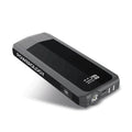 Powerology Emergency 12V jump starter 16000mAh power bank black front view Kuwait