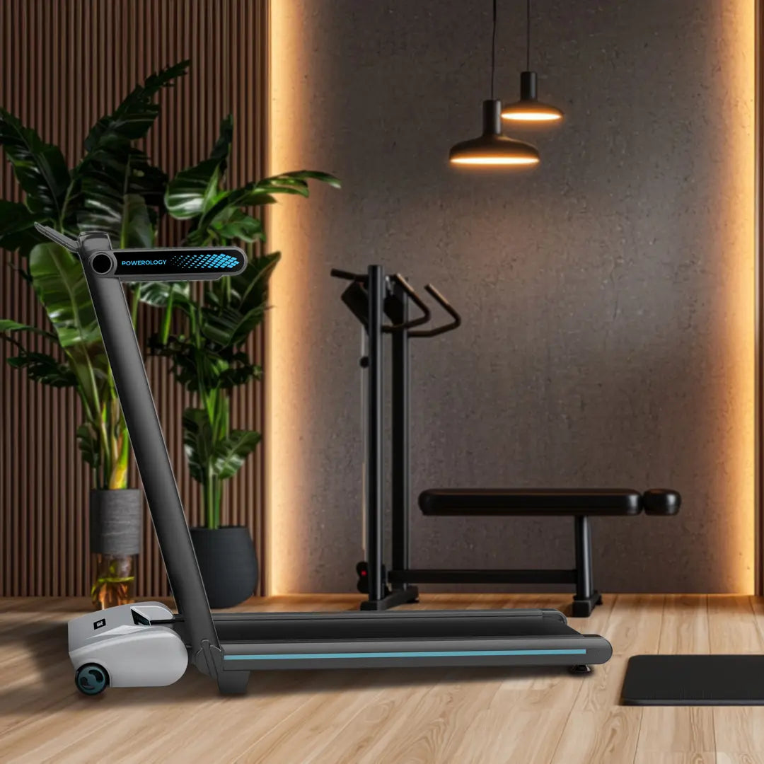 Powerology incline walking pad incline view
